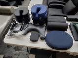 LOT CONSISTING OF ASSORTED BOLSTERS AND HEAD RESTS