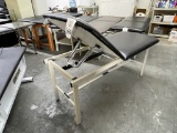 PATIENT EXAM TABLE WITH ADJUSTABLE BACK REST