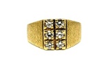 MEN'S RING 18K DIAMOND RING .75 DWT US GOODS