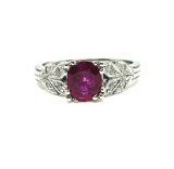 LADIES RING 1930'S BURMA PLATINUM RING