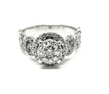 LADIES RING 14K 1 CT 30PT CENTER STONE ENGAGEMENT RING