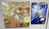 LOT CONSISTING OF ABSTRACT PRINTS ON CANVAS
