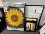 LOT CONSISTING OF ASSORTED FRAMED POSTERS
