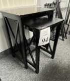 LOT CONSISTING OF (2) NESTING TABLES