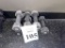 RUBBER COATED HEXAGON 5 LBS. DUMBBELLS (3 PAIRS)
