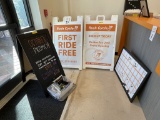 A FRAME SIGN DISPLAYS