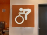 LIGHTED CYCLING SIGN