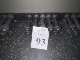 RUBBER COATED HEXAGON 2 LBS. DUMBBELLS (5 PAIRS)