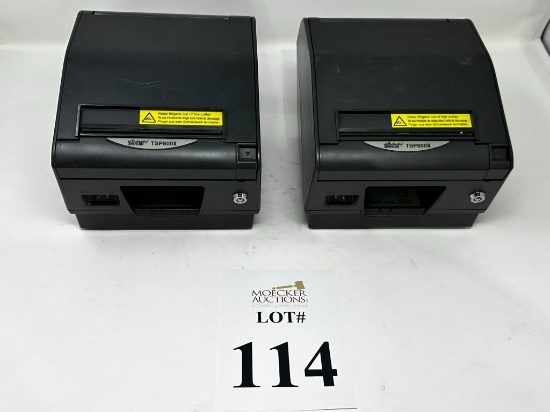 STAR MICRONICS TSP800 2 THERMAL PRINTERS