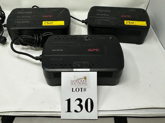 APC BATTERY BACK-UPS MODELS (2) ES 350, (1) 450
