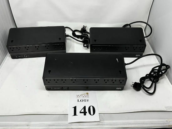 APC BATTERY BACK-UPS (1) 850, (2) 650