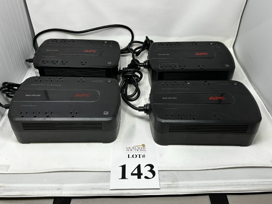 APC BATTERY BACK-UPS (2) 650, (2) 700