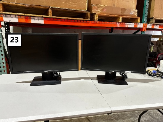 24" MONITORS ON STANDS