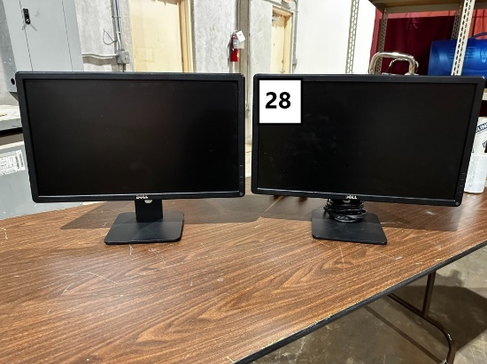 22" DELL MONITORS ON STANDS