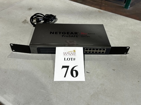 NETGEAR PROSAFE PLUS SWITCH WITH POE JGS524PE