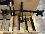 LOT CONSISTING OF (14) DESK MOUNT MONITOR STANDS