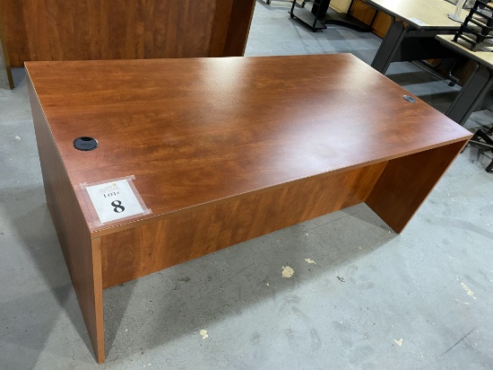 ALERA VALENCIA SERIES STRAIGHT DESK MEDIUM CHERRY