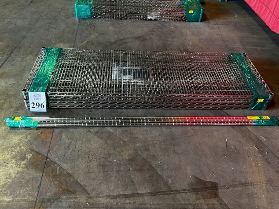 METAL METRO RACK SHELF, 4 SHELF