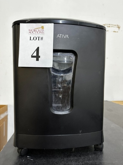 ATIVA PAPER SHREDDER MODEL A12CC17