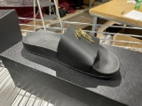 GIUSEPPE ZANOTTI SLIDES AUTHENTIC (NEW IN BOX) WITH SHOE BAG