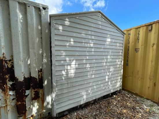 MOBILE ALUMINUM SHED 8' X 10'