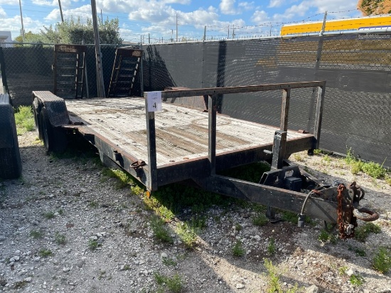 2003 TANDEM AXEL EQUIPMENT TRAILER WITH RAMPS