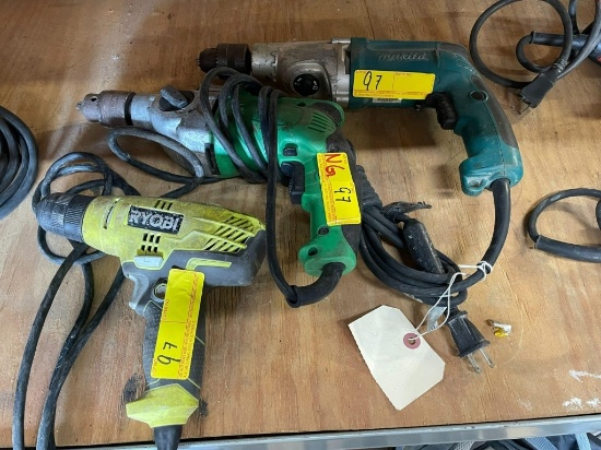VARIOUS CORDED DRILLS