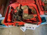 MILWAUKEE ROTARY HAMMER WITH HARD CASE
