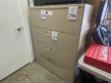 METAL FOUR DRAWER FILE CABINET