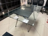 GLASS CONFERENCE TABLE 6' X 42