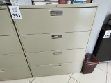 HON 4 DRAWER LATERAL METAL FILE CABINET