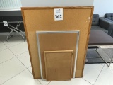 LOT CONSISTING OF ASSORTED CORK BULLETIN BOARD