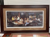 FRAMED PRINT TITLED THE CLOSING 8943/9500