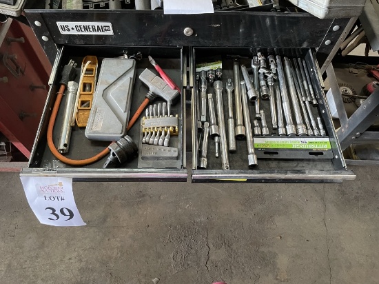 LOT CONSISTING OF (2) DRAWERS CONTAINING TOOLS