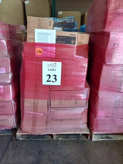 PALLET CONSISTING OF NEW ASSORTED MEDICAL SUPPLIES (TOTAL CURRENT RETAIL COST $10,919.18)