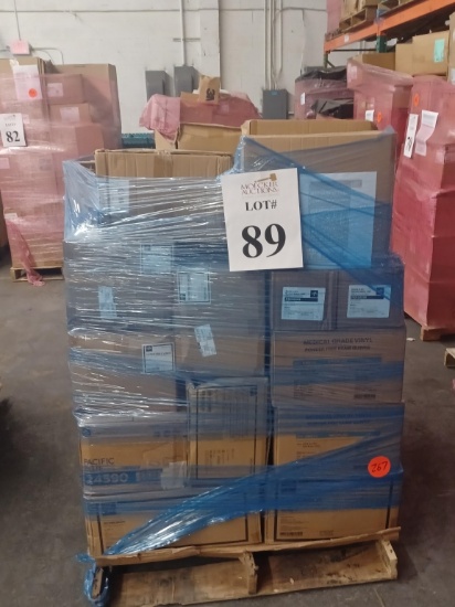 PALLET CONSISTING OF NEW ASSORTED MEDICAL SUPPLIES (TOTAL CURRENT RETAIL COST $6,801.55)
