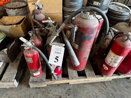 LOT CONSISTING OF ASSORTED FIRE EXTINGUISHERS