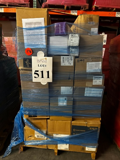 PALLET CONSISTING OF NEW ASSORTED MEDICAL SUPPLIES  (TOTAL CURRENT RETAIL COST $9,136.16)