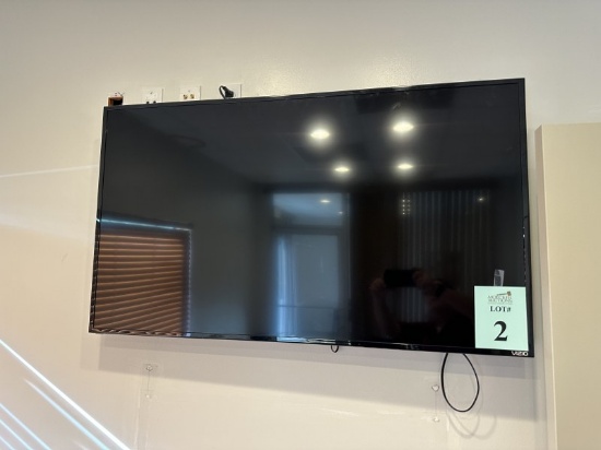 50" VIZIO LCD TV WITH WALL MOUNT (NO STAND)