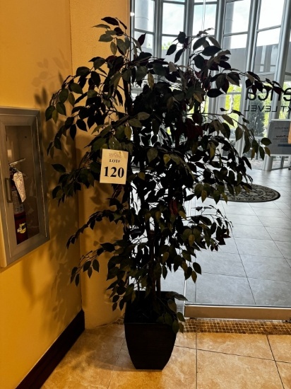 LOT CONSISTING OF FAUX POTTED TREE