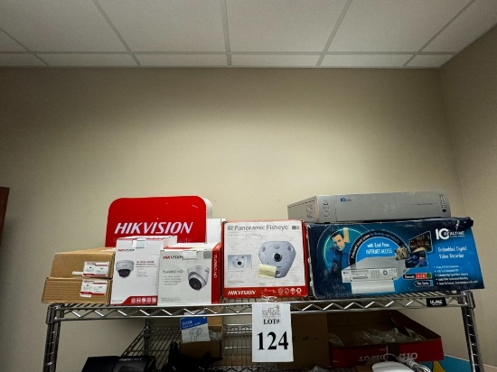 LOT CONSISTING OF (3) VARIOUS SECURITY CAMERAS,