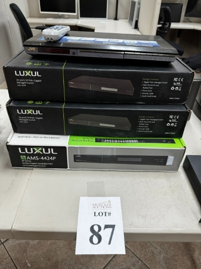 LOT CONSISTING OF (3) LUXUL 26 PORT GB SWITCHES