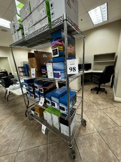 METRO RACK ON CASTERS 48"W X 24"D X 69"H