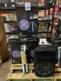 LOT CONSISTING OF (3) EDISON TORNADO POWERED PA SPEAKER,