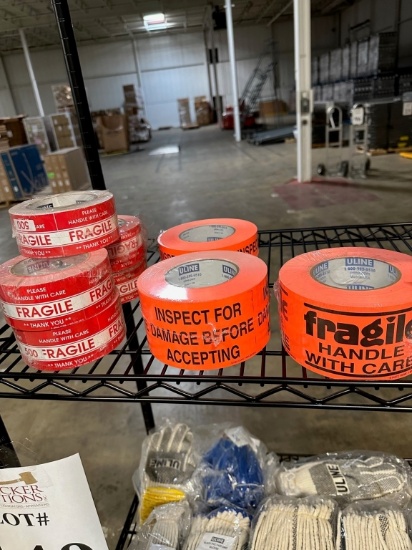 LOT CONSISTING OF ASSORTED ULINE PACKING SUPPLIES
