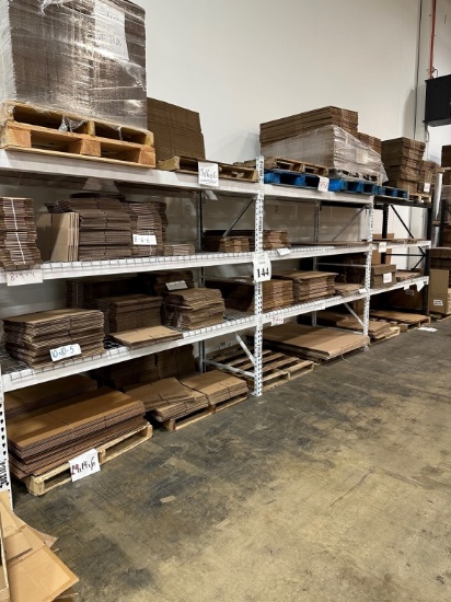 SECTIONS OF TEARDROP PALLET RACKING