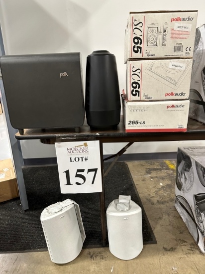 LOT CONSISTING OF ASSORTED POLK AUDIO EQUIPMENT