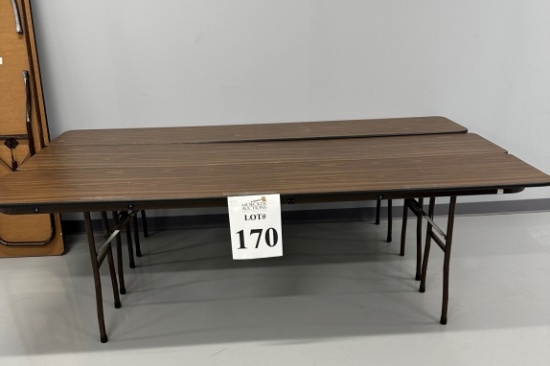 96" X 17" BANQUET FOLDING TABLES
