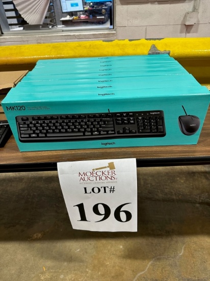 LOT CONSISTING OF (8) LOGITECH MK120 KEYBOARD