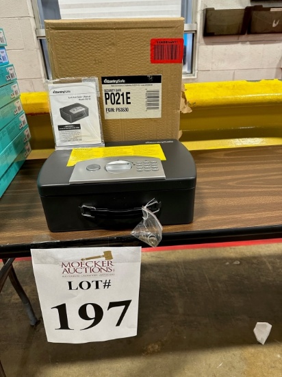 NEW SENTRY SAFE MODEL PO21E LOCK BOX